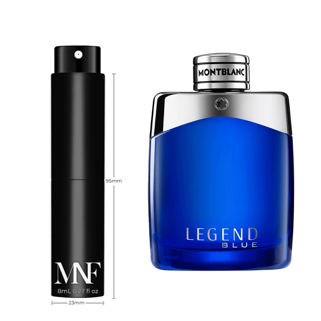 Montblanc | Legend Blue | Eau de Parfum | 8mL Travel Spray - Authentic Designer Fragrance | My Next Fragrance