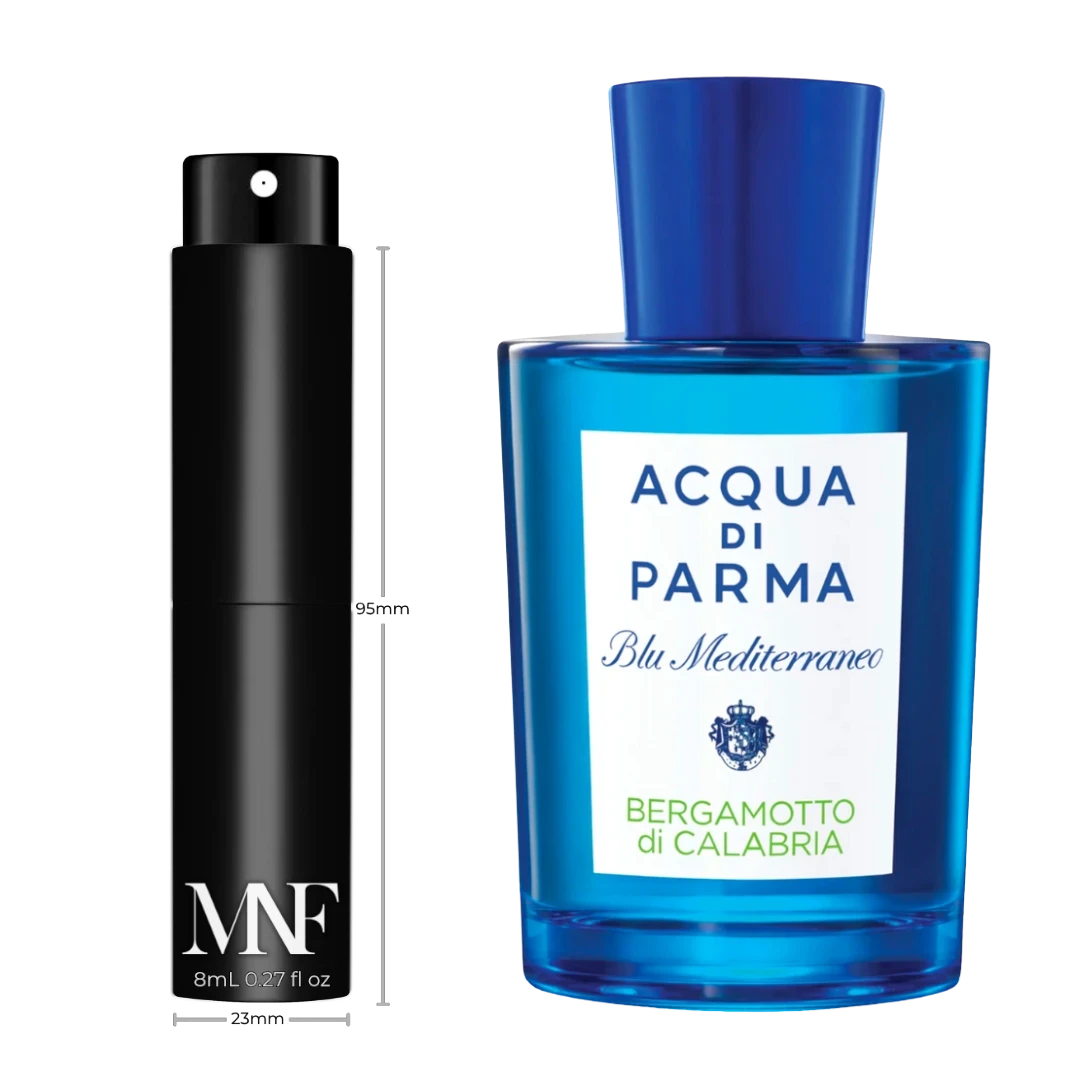 My Next Fragrance 8mL travel spray decant of Acqua Di Parma Blu Mediterraneo Bergamotto di Calabria citrus perfume