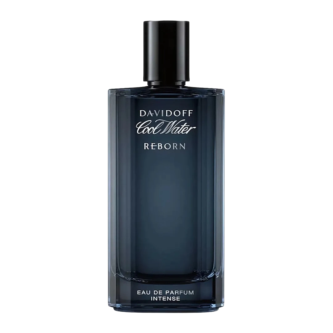 My Next Fragrance Davidoff Cool Water Reborn Intense Eau de Parfum travel spray bottle in deep blue glass