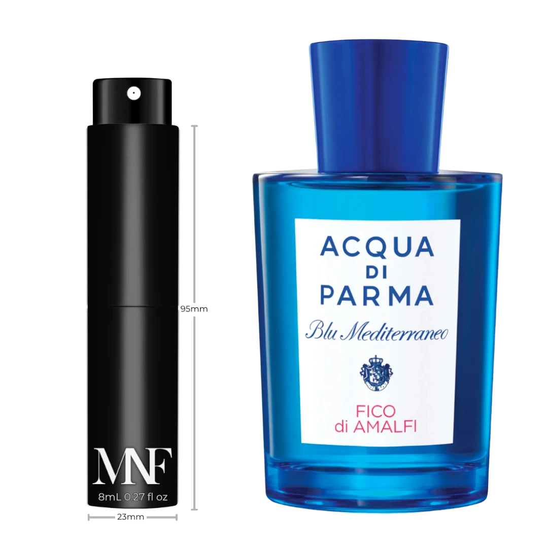 My Next Fragrance 8mL travel spray of Acqua Di Parma Blu Mediterraneo Fico di Amalfi unisex eau de toilette
