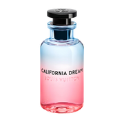 My Next Fragrance Louis Vuitton California Dream 8mL travel spray with pink and blue sunset ombré glass bottle