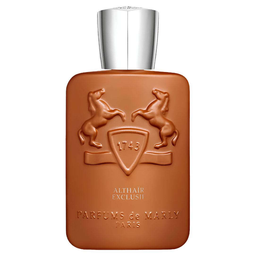 Parfums de Marly ALTHAÏR EXCLUSIF Eau de Parfum full-size reference bottle; the listing is for an 8mL decanted travel spray.