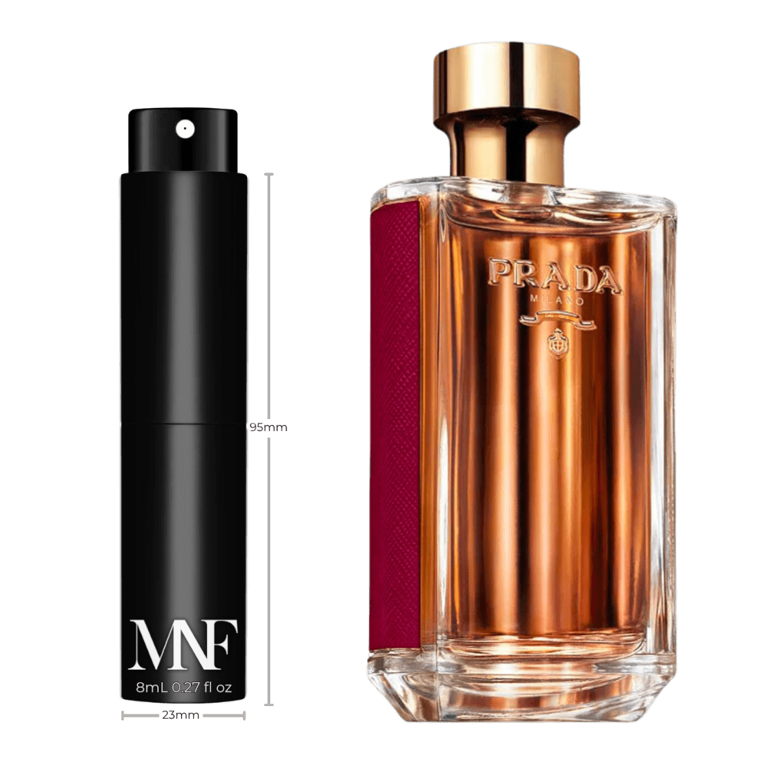 Prada | La Femme Intense | Eau de Parfum | 8mL Travel Spray - Authentic Designer Fragrance | My Next Fragrance