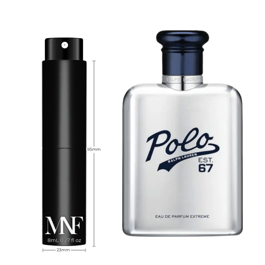 Ralph Lauren | Polo 67 Extreme | Eau de Parfum Extreme | 8mL Travel Spray - Authentic Designer Fragrance | My Next Fragrance