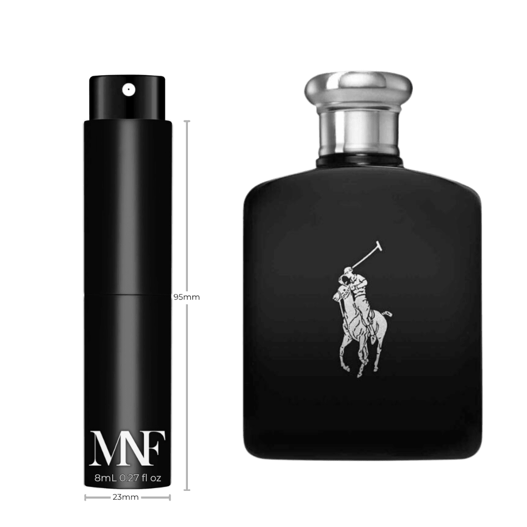 Ralph Lauren | Polo Black | Eau de Toilette | 8mL Travel Spray - Authentic Designer Fragrance | My Next Fragrance
