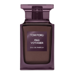 Retail Oud Voyager bottle shown as a retail-price reference.