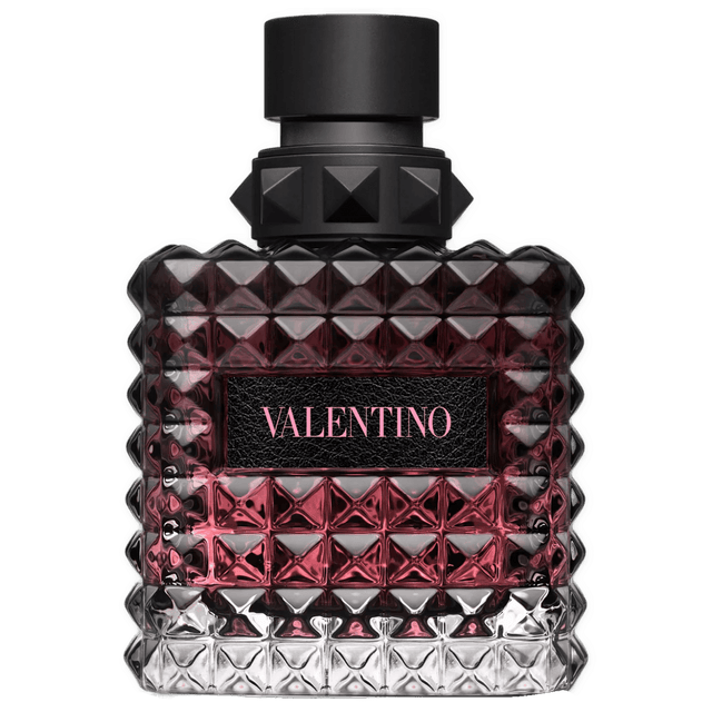 Valentino Donna Born In Roma Intense Eau de Parfum full-size reference bottle; the listing is for an 8mL decanted travel spray.