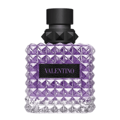 Retail Donna Born in Roma Purple Melancholia bottle shown as a retail-price reference.