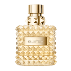 Retail Donna Born in Roma Rendez-Vous The Gold bottle shown as a retail-price reference.