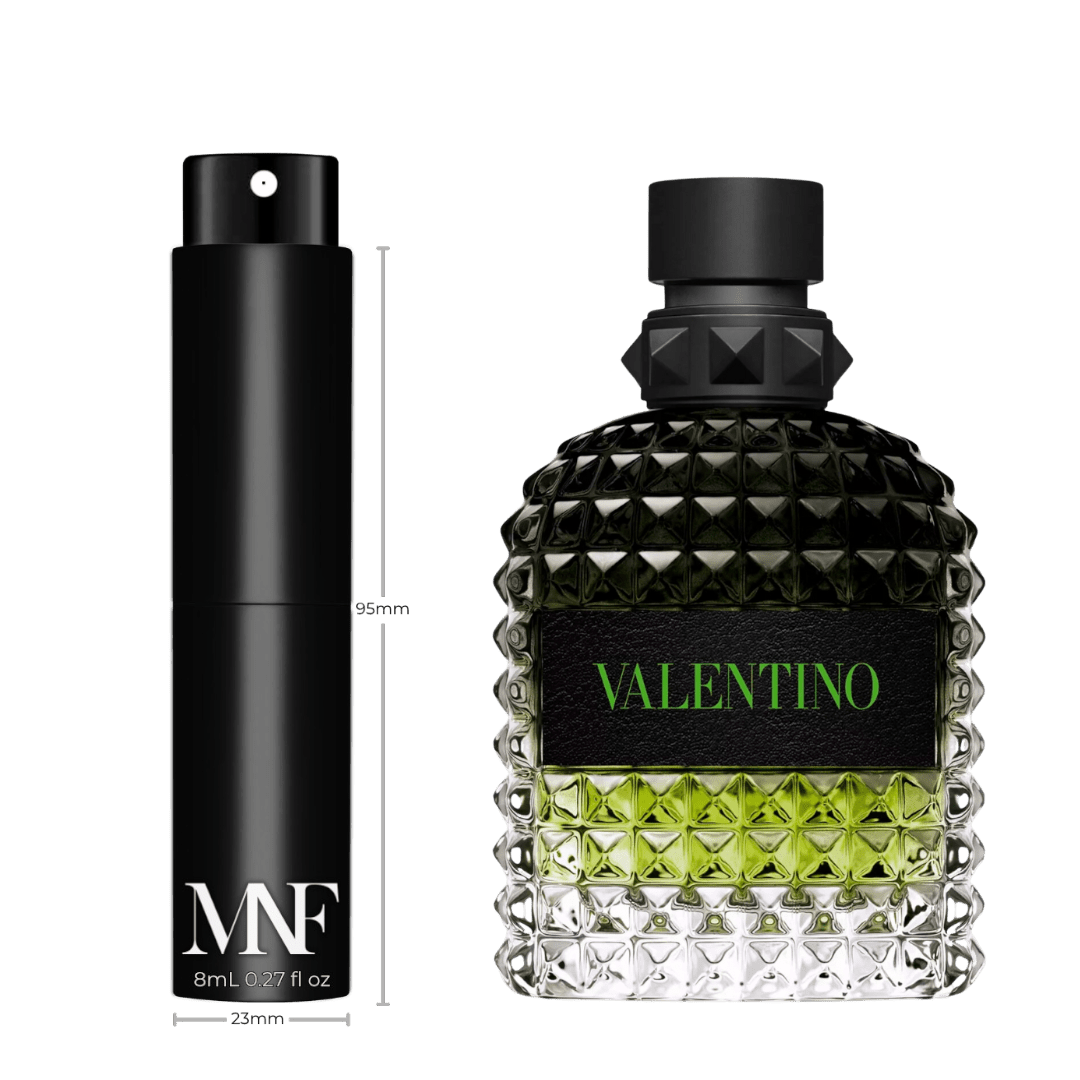 Valentino | Uomo Born in Roma Green Stravaganza | Eau de Toilette | 8mL Travel Spray - Authentic Designer Fragrance | My Next Fragrance