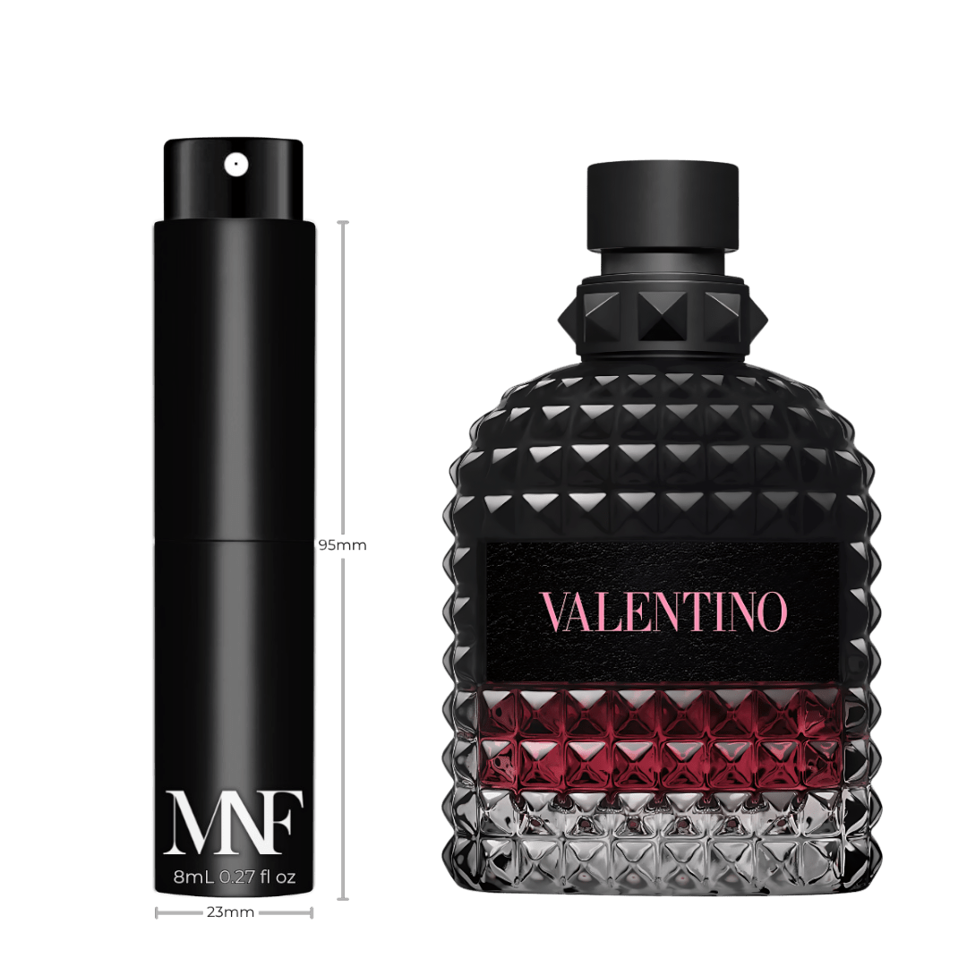 Valentino | Uomo Born in Roma Intense | Eau de Parfum | 8mL Travel Spray - Authentic Designer Fragrance | My Next Fragrance