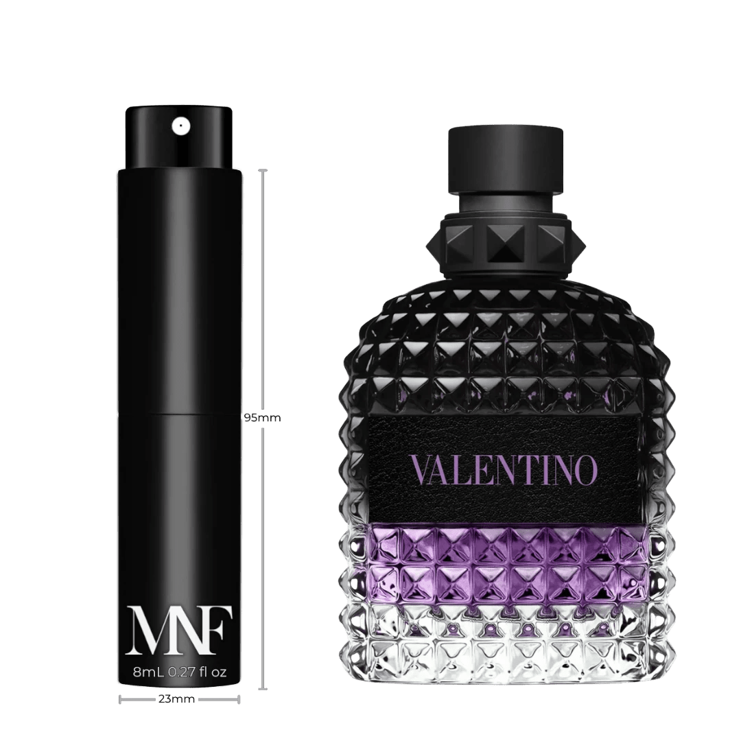 Valentino | Uomo Born in Roma Purple Melancholia | Eau de Toilette | 8mL Travel Spray - Authentic Designer Fragrance | My Next Fragrance