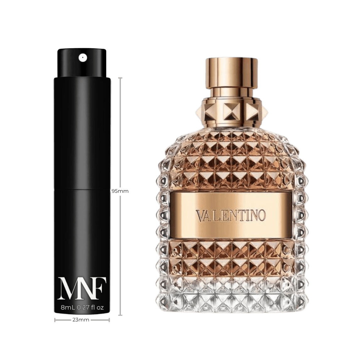 Valentino | Uomo | Eau de Toilette | 8mL Travel Spray - Authentic Designer Fragrance | My Next Fragrance