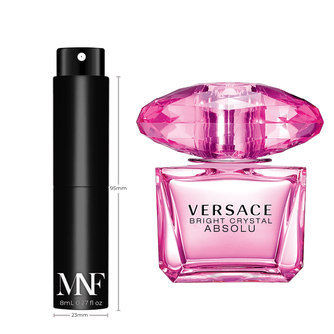 Versace | Bright Crystal Absolu | Eau de Parfum | 8mL Travel Spray - Authentic Designer Fragrance | My Next Fragrance