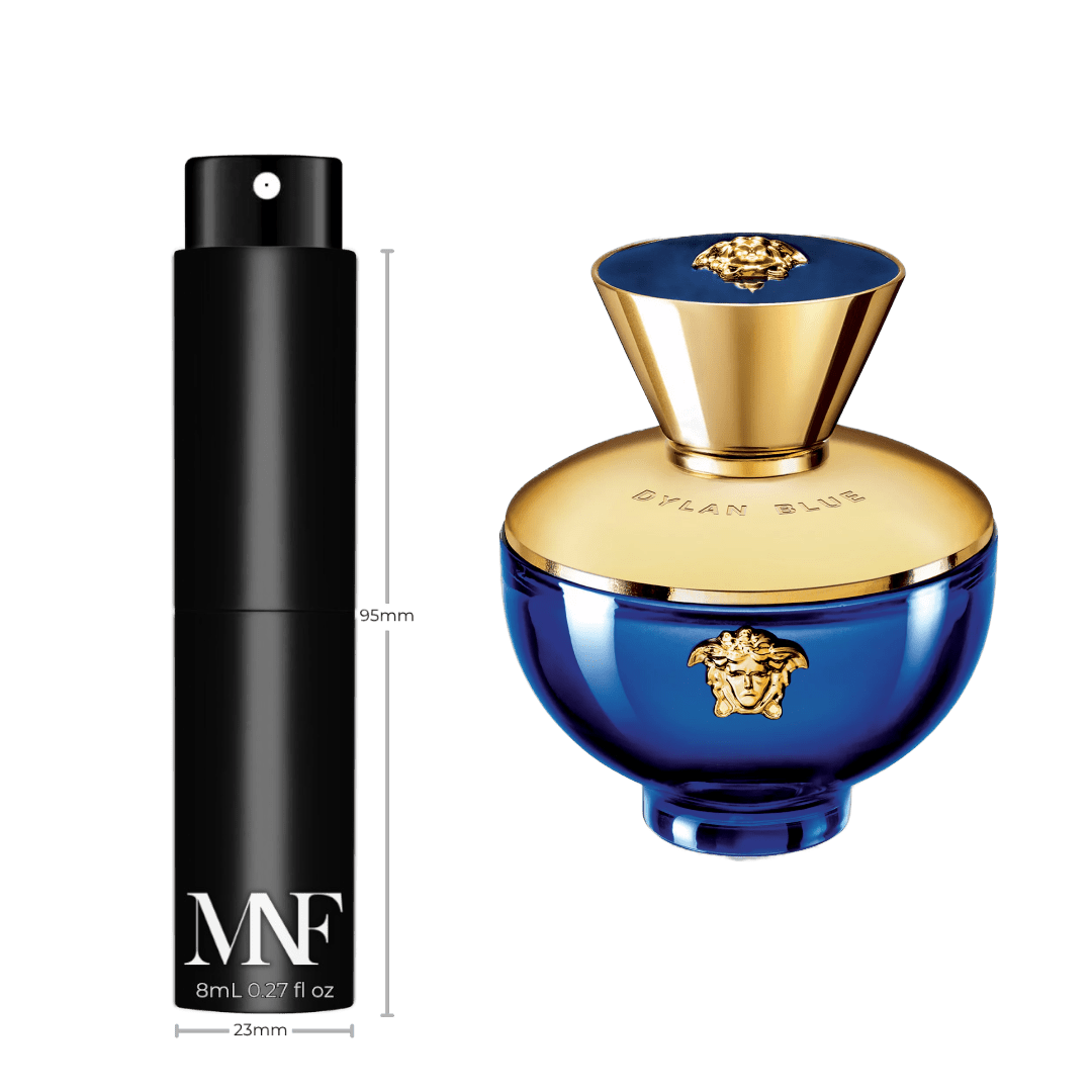 Versace | Dylan Blue | Eau de Parfum | 8mL Travel Spray - Authentic Designer Fragrance | My Next Fragrance