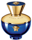 Retail Dylan Blue bottle shown as a retail-price reference.