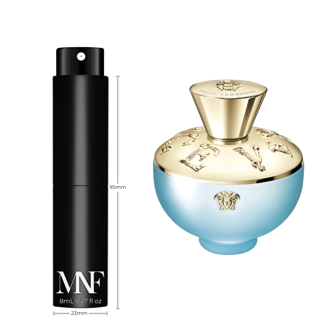 Versace | Dylan Turquoise | Eau de Toilette | 8mL Travel Spray - Authentic Designer Fragrance | My Next Fragrance