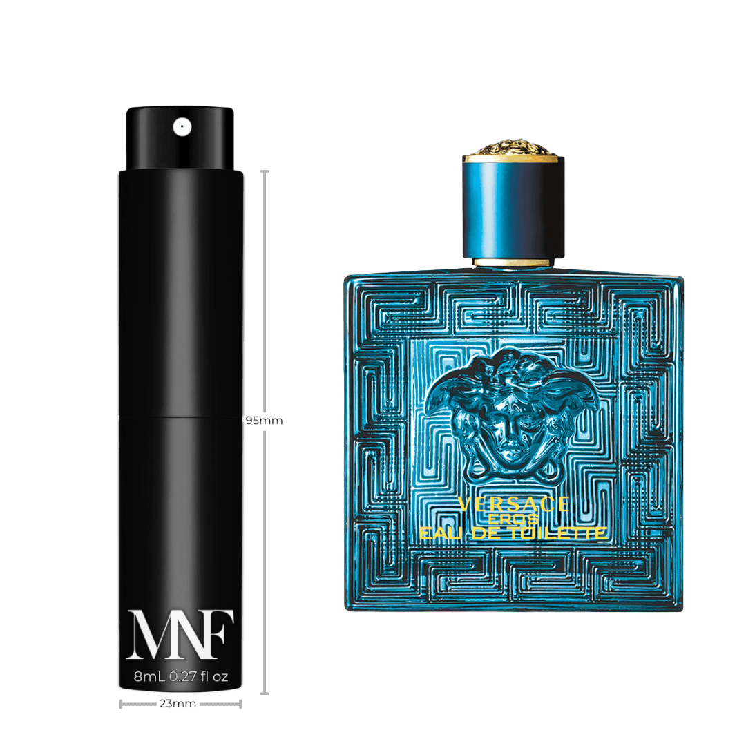 Versace | Eros | Eau de Toilette | 8mL Travel Spray - Authentic Designer Fragrance | My Next Fragrance