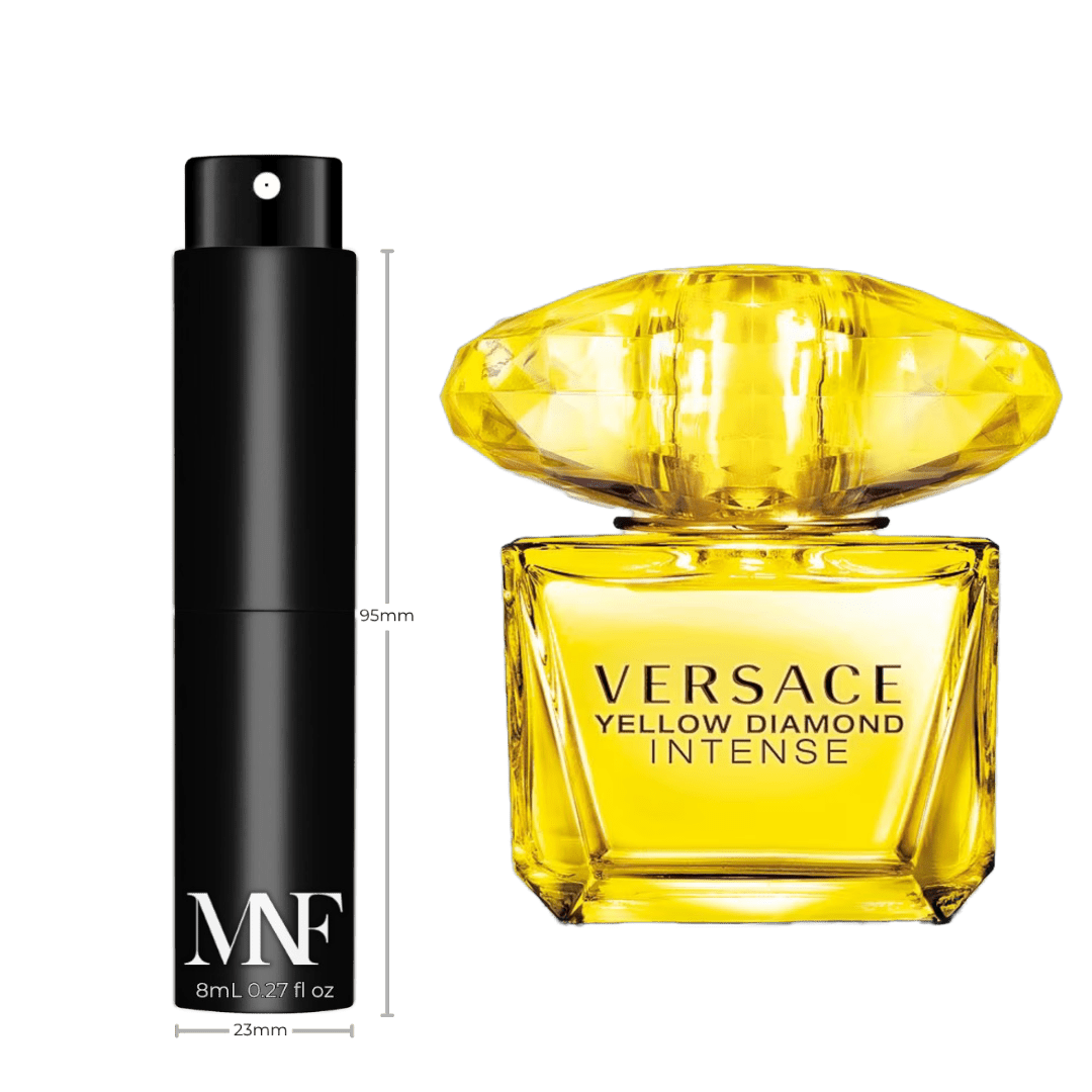 Versace | Yellow Diamond Intense | Eau de Parfum | 8mL Travel Spray - Authentic Designer Fragrance | My Next Fragrance