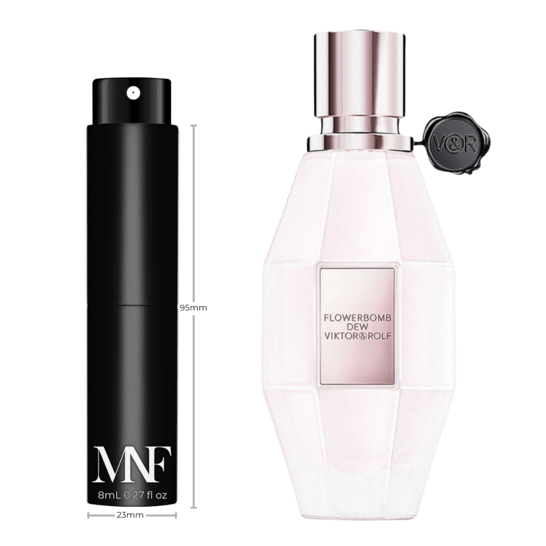 Viktor&Rolf | Flowerbomb Dew | Eau de Parfum | 8mL Travel Spray - Authentic Designer Fragrance | My Next Fragrance
