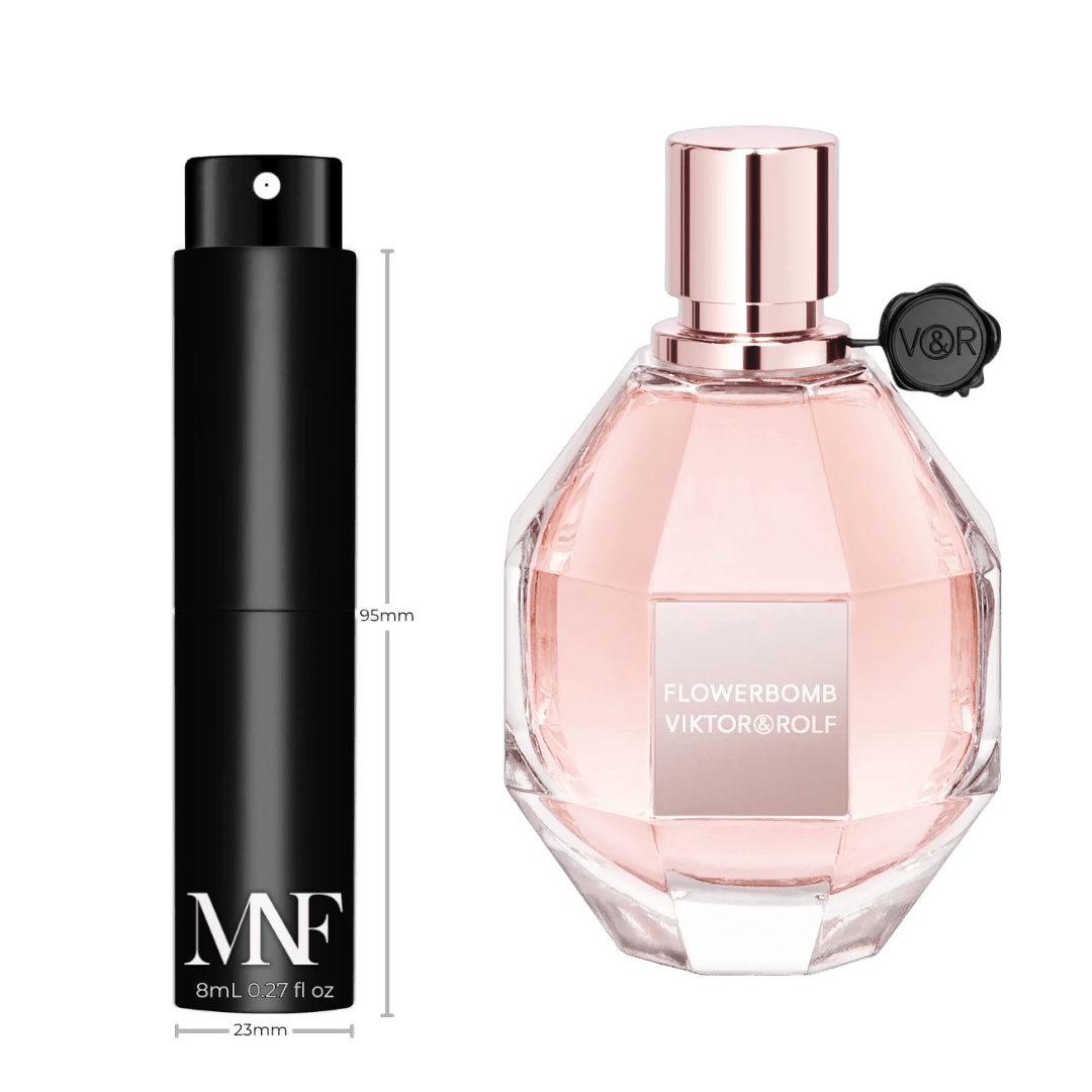 Viktor&Rolf | Flowerbomb | Eau de Parfum | 8mL Travel Spray - Authentic Designer Fragrance | My Next Fragrance