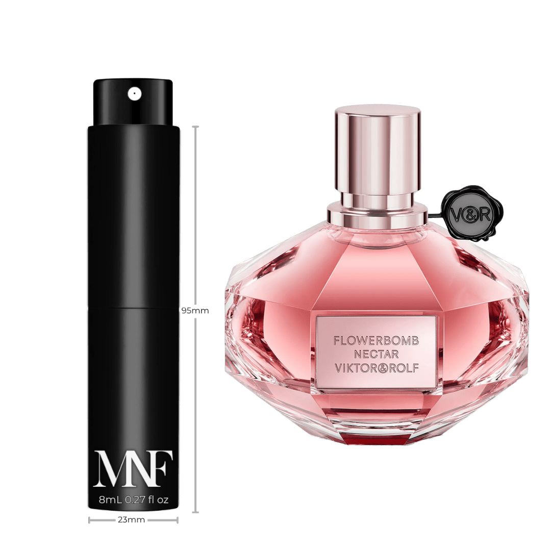 Viktor&Rolf | Flowerbomb Nectar | Eau de Parfum | 8mL Travel Spray - Authentic Designer Fragrance | My Next Fragrance