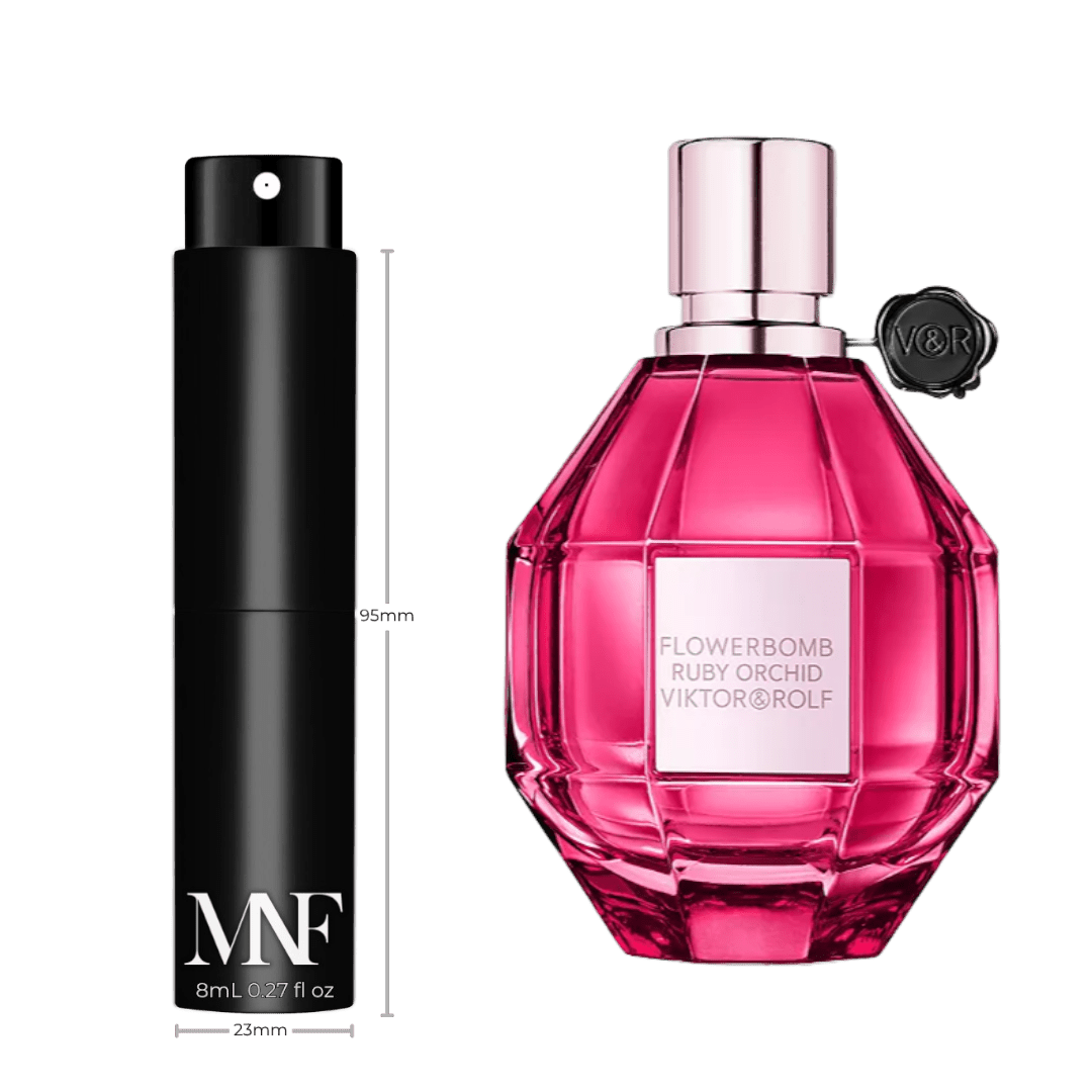 Viktor&Rolf | Flowerbomb Ruby Orchid | Eau de Parfum | 8mL Travel Spray - Authentic Designer Fragrance | My Next Fragrance