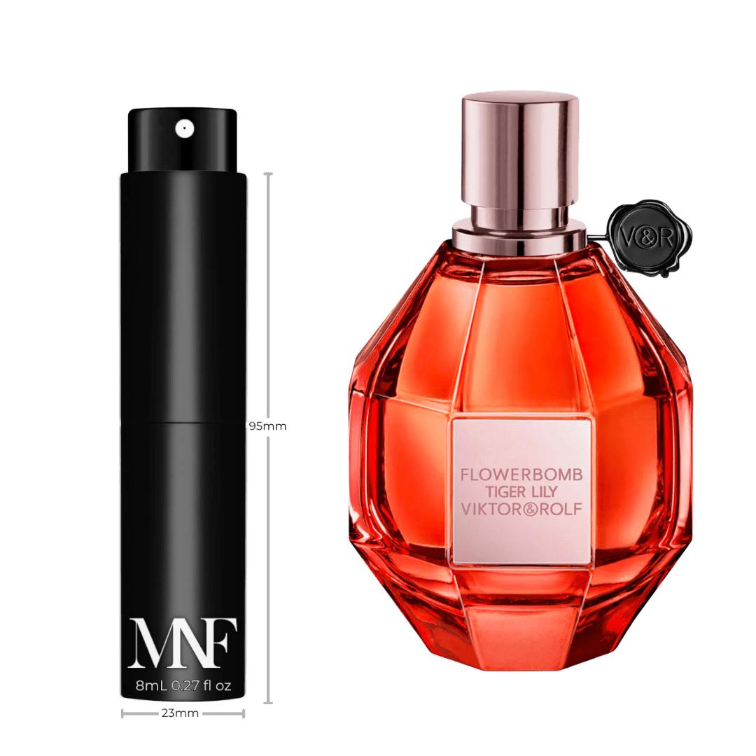 Viktor&Rolf | Flowerbomb Tiger Lily | Eau de Parfum | 8mL Travel Spray - Authentic Designer Fragrance | My Next Fragrance