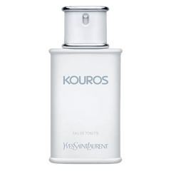 Retail Kouros bottle shown as a retail-price reference.