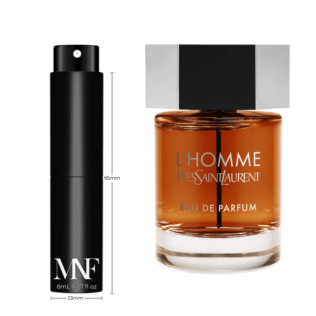 Yves Saint Laurent | L'Homme | Eau de Parfum | 8mL Travel Spray - Authentic Designer Fragrance | My Next Fragrance