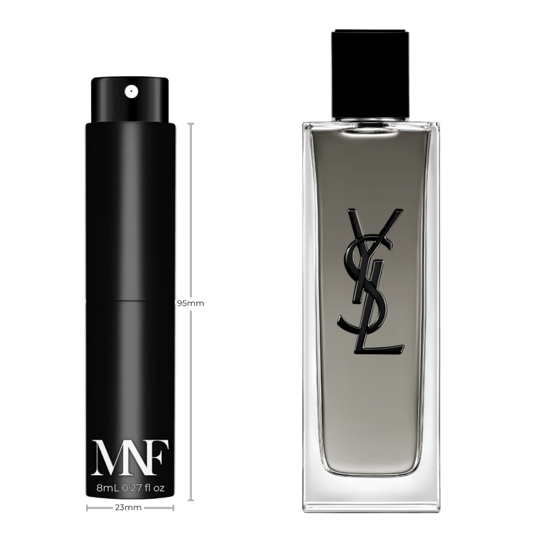 Yves Saint Laurent | MYSLF | Eau de Toilette Intense | 8mL Travel Spray - Authentic Designer Fragrance | My Next Fragrance