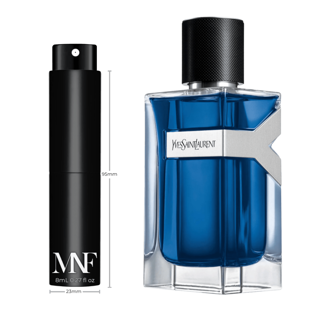Yves Saint Laurent | Y Iced Cologne | Eau de Toilette Intense | 8mL Travel Spray - Authentic Designer Fragrance | My Next Fragrance