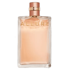Retail ALLURE bottle shown as a retail-price reference.