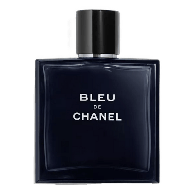 CHANEL BLEU DE CHANEL Eau de Toilette full-size reference bottle; the listing is for an 8mL decanted travel spray.