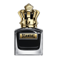 Retail Scandal Pour Homme Le Parfum bottle shown as a retail-price reference.